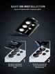 Захисне скло для камери смартфона Samsung S25 Ultra ArmorStandart Supreme Black Icon Clear (ARM83223) - зображення 11