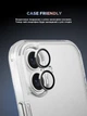 Защитное стекло для камеры ArmorStandart Supreme Black Icon для смартфона Apple iPhone 16/16 Plus Silver (ARM79431) - изображение 6