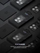 Защитное стекло для камеры ArmorStandart Supreme Black Icon для смартфона Apple iPhone 16 Pro/16 Pro Max Titanium (ARM79423) - изображение 12