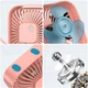 Вентилятор TOPK K50 USB, 8.5cm, 3 скорости, USB 5V 1m, 5W, 360град. pink - изображение 3