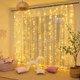 Гирлянда Xmas Водопад 7273 360LED WW-3, 3x2 м, желтый свет - изображение 3