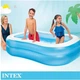 Надувной семейный бассейн прямоугольный Intex 57180 203х152х48 см на 540 л Голубой - изображение 6