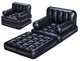 Односпальное надувное кресло-трансформер 5 в 1 191 x 97 x 64 см Bestway 75114 Черный - изображение 4