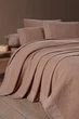 Постельное белье с покрывалом Sikel Tugra 240 х 260 см Kahve - изображение 1