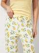 Пижама (майка + штаны) женская Trendyol THMSS25PT00122 XS Желтая (8683050980250) - изображение 6