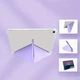 Чехол для планшета BeCover Ultra Slim Origami для Apple iPad Air 11" M2 2024/iPad Air 11" M3 2025 с креплением Apple Pencil Transparent/Purple (BC_711392) - изображение 4