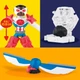 Набір для творчості з масою для ліплення Hasbro Play-Doh Marvel Капітан Америка з мотоциклом (G0555) (5010996280008) - зображення 5