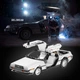Делориан "Назад в будущее" 3д пазл металлический. 3D-S054 пазл для домашней сборки - изображение 3
