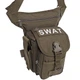 Сумка тактична на стегно безкаркасна Oxford 900D нейлон 28х27х10 см 7 л SILVER KNIGHT SWAT колір оливковий TY-229 - зображення 2