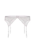 Пояс для панчох з вишивкою Rose Julimex XL white (6000000724474) - изображение 2
