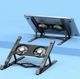 Охлаждающая подставка для ноутбука Hoco DH17 до 17.3" с RGB подсветкой - изображение 4