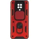 Протиударний броньований чохол із захистом камери для Xiaomi Redmi Note 9 PRO та Note 9s Armor Case Keysion red - изображение 1