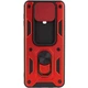 Протиударний броньований чохол із захистом камери для Xiaomi Redmi Note 9 PRO та Note 9s Armor Case Keysion red - изображение 10