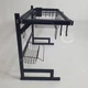 Органайзер полиця для сушіння та зберігання посуду Kitchen Rack, металева сушарка для посуду SRL-831 - зображення 10