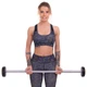Штанга 10кг с фиксированным весом прямая полиуретановая Zelart Barbell 2689-10 длина 103см - изображение 7