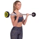 Штанга 10кг с фиксированным весом прямая полиуретановая Zelart Barbell 2689-10 длина 103см - изображение 8