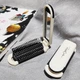 Гребінець для волосся складаний масажний з висувним дзеркалом Mini Hair Brush Top 593 Сріблястий - зображення 6