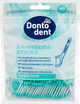 Зубні нитки-палички Dontodent Sensitive ( для чутливих зубів із вузькими проміжками між зубами) 40 шт - зображення 1