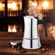 Кофеварка гейзерная Espresso Moka Maestro MR-1668-2 Silver 100мл на 2 чашки нержавеющая сталь - изображение 2