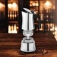 Кофеварка гейзерная Espresso Moka Maestro MR-1668-2 Silver 100мл на 2 чашки нержавеющая сталь - изображение 3