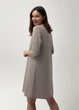 Нічна сорочка з рукавом 3/4 для вагітних та годування Koko boutique XXL, бежевий - зображення 3