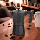 Кофеварка гейзерная Espresso Moka Maestro MR-1666-9 Black 450мл на 9 чашек алюминиевая - изображение 2