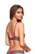 Бюстгальтер push-up Kinga 65G Сірий-Фуксія (110580) - зображення 2