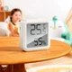 Цифровий термометр гігрометр Hoco HX40 Indoor electronic hygrothermometer White - изображение 6