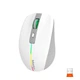 Мышь MEETION 2.4 G+Bluetooth Dual Mode gaming mouse BTM002 |1000-1200-1600dpi, 6keys, Type-C Charging, RGB| белая - изображение 2