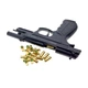 Стартовый пистолет Stalker 918 black Beretta 92 с патронами с кобурой - изображение 4