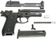 Стартовый пистолет Retay Mod.92 black Beretta 92 с патронами с кобурой - изображение 5