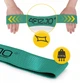 Резинка для фитнеса и спорта из ткани 4FIZJO Flex Band 6-10 кг Green (P-5907739310941) - изображение 6