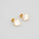 Серебряные серьги с позолотой Minimal E5701 - изображение 1
