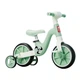 Детский велосипед беговел 2в1 BestTrike с дополнительными колесами подсветкой и песнями УКРАИНСКАЯ ОЗВУЧКА Зеленый - изображение 1