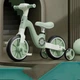 Детский велосипед беговел 2в1 BestTrike с дополнительными колесами подсветкой и песнями УКРАИНСКАЯ ОЗВУЧКА Зеленый - изображение 4