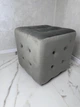 Каркасный мягкий пуф-кубик, 450*430*430 мм, серый темный - изображение 3