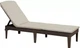 Шезлонг платиковий Keter Jaipur With Cushion з матрацом 255891 коричневий - изображение 1