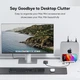 Док-станция Pulwtop 8в1 с корпусом для жесткого диска M.2 SSD для MacMini М4 - изображение 6