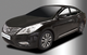 Дефлектори вікон Hyundai Grandeur 2011- з хром вставкою 6шт Clover AC C003 - зображення 3