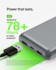 Акумулятор Belkin Power Bank 20000 мАг, 15 Вт, портативний, сірого кольору - зображення 6