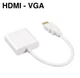 Адаптер - переходник видео HDMI - VGA, конвертер M/F с поддержкой HD 1080P, белый (103204822) - изображение 1