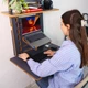 Стіл комп'ютерний трансформер для роботи стоячи або сидячи ТО-6 граніт - изображение 3