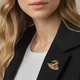 Значок (пин) BROCHE брошь бижутерия Животные Мистическая Змея коричневый BRGV114713 - изображение 3