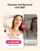 Фотоэпилятор LYSMOSKI IPL 999900 с двойной вспышкой; домашний лазерный эпилятор профессиональный аппарат - изображение 6