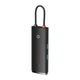 USB-хаб Baseus Lite Series 6-Port Type-C HUB Docking Station (Type-C to HDMI+USB3.0*2+PD+SD/TF) Black (WKQX050101) - изображение 7