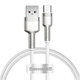 Кабель Baseus Cafule Series Metal Data Cable USB to Type-C 66W 1m White (CAKF000102) - зображення 1