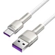 Кабель Baseus Cafule Series Metal Data Cable USB to Type-C 66W 1m White (CAKF000102) - зображення 5
