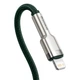 Кабель Baseus Cafule Series Metal Data Cable Type-C to iP PD 20W 1m Green (CATLJK-A06) - зображення 4
