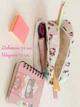 Пенал школьный с принтом Hello Kitty, 2 отделения + сетчатый карман, 20 см, белый (10410) - изображение 3