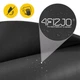 Коврик (мат) спортивный 4FIZJO NBR 180 x 60 x 1.5 см для йоги и фитнеса Black (P-5907222931592) - изображение 8